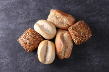 Lade das Bild in den Galerie-Viewer, 2 Mehrkornbrötchen, 2 Dinkelbaguettes, 2 Steinofenfrische